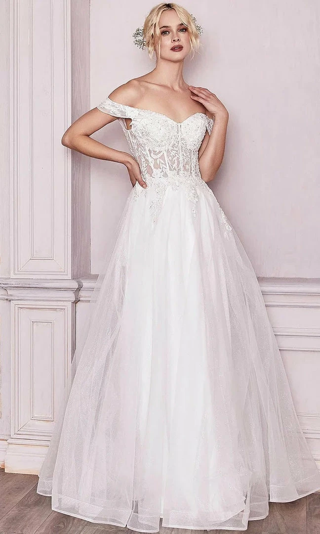 In Stock CD 961W Size 16 Sheer Beaded Corset A Line Wedding Dress Off The Shoulder Bridal Gown 7 In Stock CD 961W Size 16 Sheer Beaded Corset A Line Wedding Dress Off The Shoulder Bridal Gown