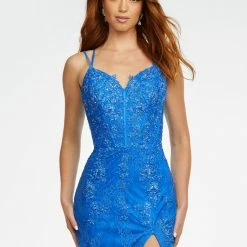 Ashleylauren Ashley Lauren 11145 Embroidered Lace Prom Dress With Corset Back 18 Ashleylauren Ashley Lauren 11145 Embroidered Lace Prom Dress With Corset Back