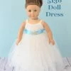 Rosebuds 5130 Doll Dress Matches Rosebuds Flower Girl Dress 5130