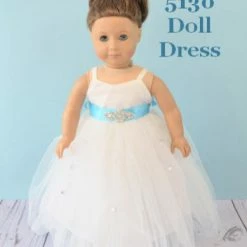 Rosebuds 5130 Doll Dress Matches Rosebuds Flower Girl Dress 5130