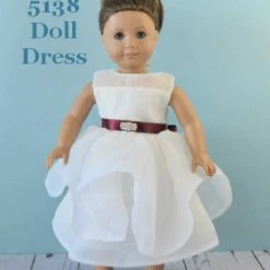 Rosebuds 5138 Doll Dress Matches Rosebuds Flower Girl Dress 5138
