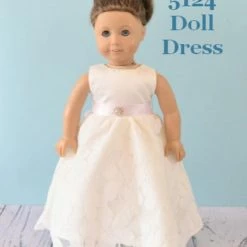 Rosebuds 5124 Doll Dress Matches Rosebuds Flower Girl Dress 5124