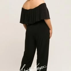 Johnathan Kayne For Sydneys Closet JK 2014 Plus Size Jumpsuit Off The Shoulder Long 10 Johnathan Kayne For Sydneys Closet JK 2014 Plus Size Jumpsuit Off The Shoulder Long