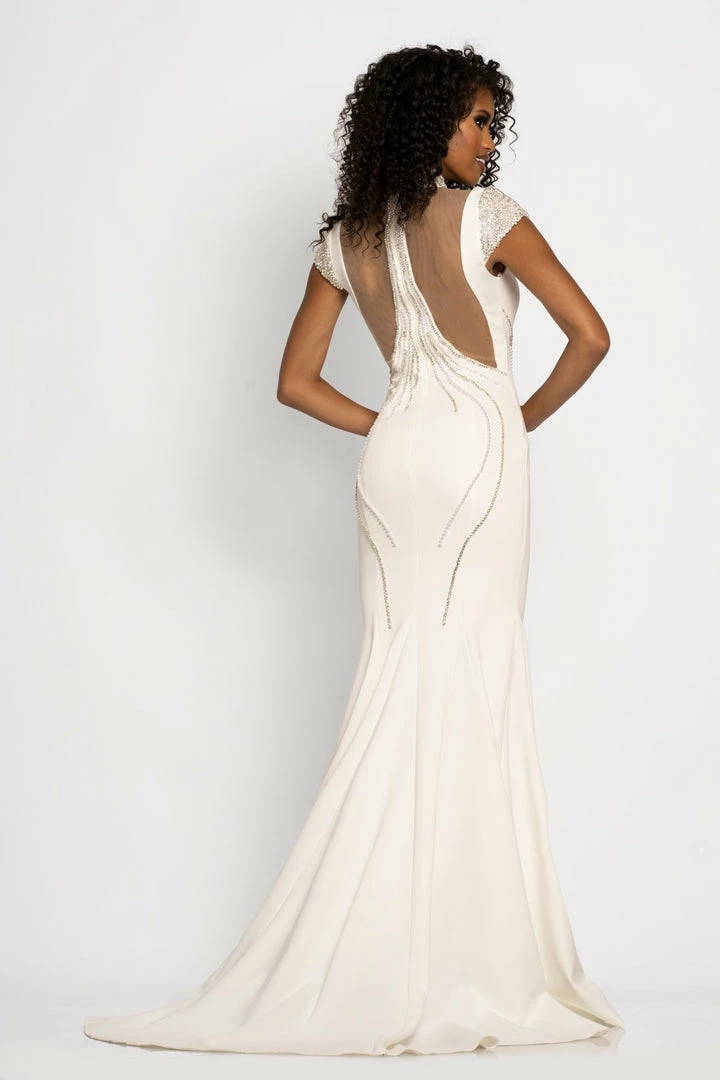 Discontinued Johnathan Kayne 2281 Plunging Neckline Mermaid Prom Dress Pageant Gown Evening Dress 4 Discontinued Johnathan Kayne 2281 Plunging Neckline Mermaid Prom Dress Pageant Gown Evening Dress