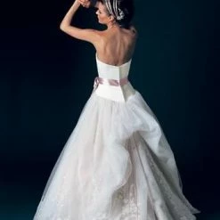 In Stock Ballgown Dresses Mon Cheri Couture 1730 Size 16 Tulle Lace Ballgown Wedding Dress Bridal Gown