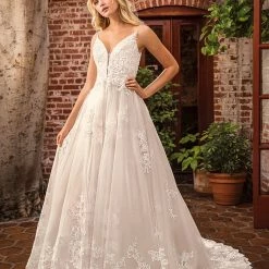 In Stock Casablanca Beloved BL286 Delilah Size 12 Lace A Line Wedding Dress Bridal Gown