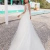 White One Bridal DIONNE Pronovias Wedding Dress Lace Long Sleeve A Line Gown Ballgown Dresses