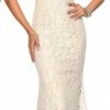 In Stock Envious Couture 1118 Ivory/Nude Sweetheart Neckline Lace Prom Dress