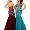In Stock Envious Couture E 1132 Size 2, 14 Plum Embellished Mermaid Prom Dress Mermaid Dresses