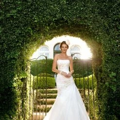 In Stock Casablanca Bridal Gown Style 2026 Size 20 Ivory / Silver Wedding Dress