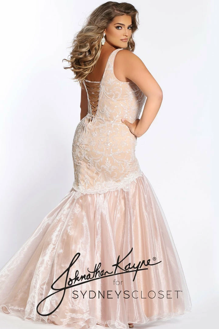 Johnathan Kayne For Sydney's Closet JK 2101 Plus Sized Mermaid Prom Dress JK2101 Mermaid Dresses 8 Johnathan Kayne For Sydney's Closet JK 2101 Plus Sized Mermaid Prom Dress JK2101 Mermaid Dresses