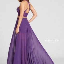 In Stock Backless Dresses Ellie Wilde EW118109 Size 2 Short Two Piece Lace Romper Overskirt Formal Dress 11 In Stock Backless Dresses Ellie Wilde EW118109 Size 2 Short Two Piece Lace Romper Overskirt Formal Dress