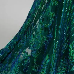 In Stock Mermaid Dresses Ellie Wilde EW 120028 Size 8 Long Sequin Mermaid Backless Prom Dress Pageant Shimmer