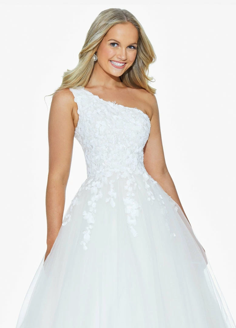Ashleylauren Ashley Lauren 11004 One Shoulder Tulle Prom Dress With Sequin Applique 11 Ashleylauren Ashley Lauren 11004 One Shoulder Tulle Prom Dress With Sequin Applique