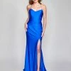 Corset Dresses Nina Canacci 5204 Long Straight Prom Pageant Gown