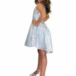 Marc Defang 5013 Short Sequin Fun Fashion Girls Pageant Dress Interview Sequin Dresses