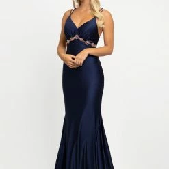 In Stock Johnathan Kayne 2210 Sz 4 Fitted Stretch Mermaid Prom Dress Pageant Gown