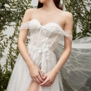 Andrea & Leo Couture 0822 Long A Line Sheer Wedding Dress Off Shoulder Bridal Gown Corset Dresses 20 Andrea & Leo Couture 0822 Long A Line Sheer Wedding Dress Off Shoulder Bridal Gown Corset Dresses