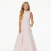 Ashley Lauren Kids Ballgown Dresses Ashley Lauren 8062 Kids Crew Neckline Tweed Evening Long Gown 2 Ashley Lauren Kids Ballgown Dresses Ashley Lauren 8062 Kids Crew Neckline Tweed Evening Long Gown