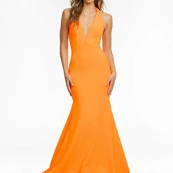Ashleylauren Ashley Lauren 11121 Halter Neckline Prom Dress Evening Gown