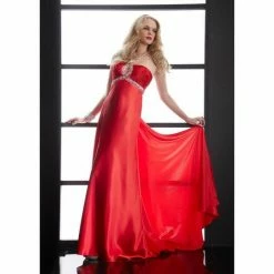 In Stock Jasz Couture Satin Prom Dress 4575 Purple Size 4 Pageant Gown Evening Backless Dresses