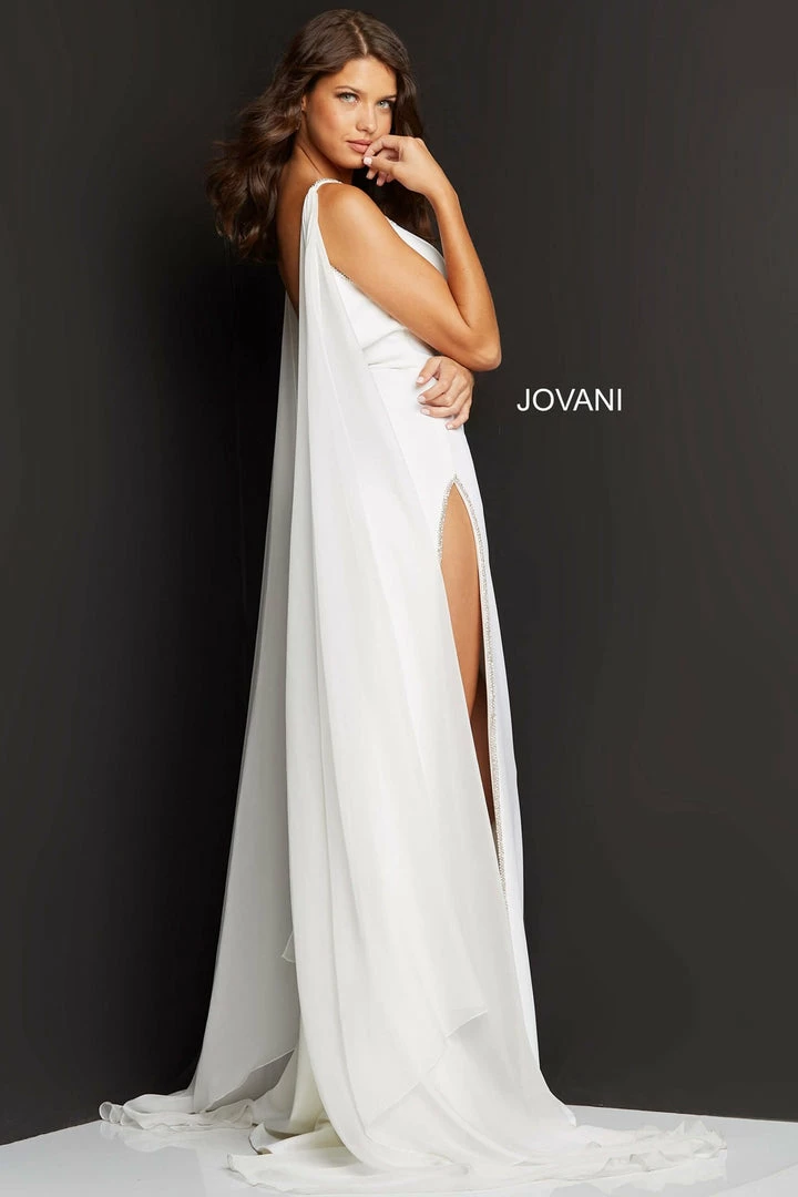 Jovani 07528 Long Fitted High Slit Cape Formal Dress Pageant Gown Sexy Illusion 7 Jovani 07528 Long Fitted High Slit Cape Formal Dress Pageant Gown Sexy Illusion