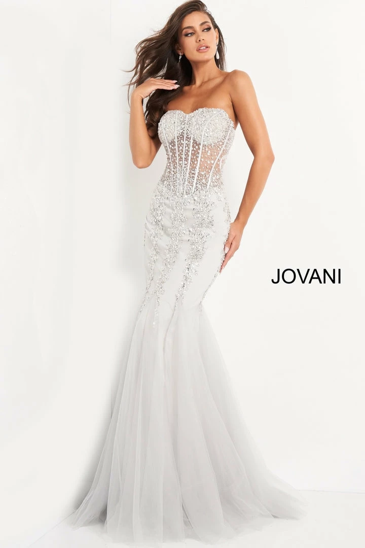 Jovani 5908 Sheer Corset Mermaid Prom Dress Pageant Sexy Embellished Formal Gown 3 Jovani 5908 Sheer Corset Mermaid Prom Dress Pageant Sexy Embellished Formal Gown