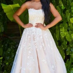 JVN By Jovani Jovani JVN1831 Long Embroidered Tulle Ball Gown Prom Dress Wedding Dress 18 JVN By Jovani Jovani JVN1831 Long Embroidered Tulle Ball Gown Prom Dress Wedding Dress