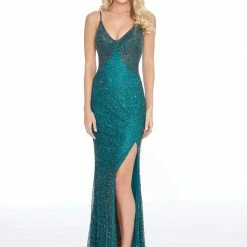 Ashleylauren Sequin Dresses Ashley Lauren 1814 Fully Beaded Prom Dress Pageant Gown V Neckline 14 Ashleylauren Sequin Dresses Ashley Lauren 1814 Fully Beaded Prom Dress Pageant Gown V Neckline