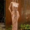 In Stock Primavera Couture 3616 Size 8 Rose Gold Cut Glass Prom Dress Fitted Sequin Backless Formal Gown 2 In Stock Primavera Couture 3616 Size 8 Rose Gold Cut Glass Prom Dress Fitted Sequin Backless Formal Gown