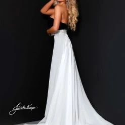 Johnathan Kayne 2470 Chiffon Overskirt Crystal Belt Accessory