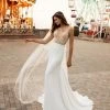 White One Bridal KYLIE Pronovias Wedding Dress Sheer Crystal Mermaid Gown Train 1 White One Bridal KYLIE Pronovias Wedding Dress Sheer Crystal Mermaid Gown Train