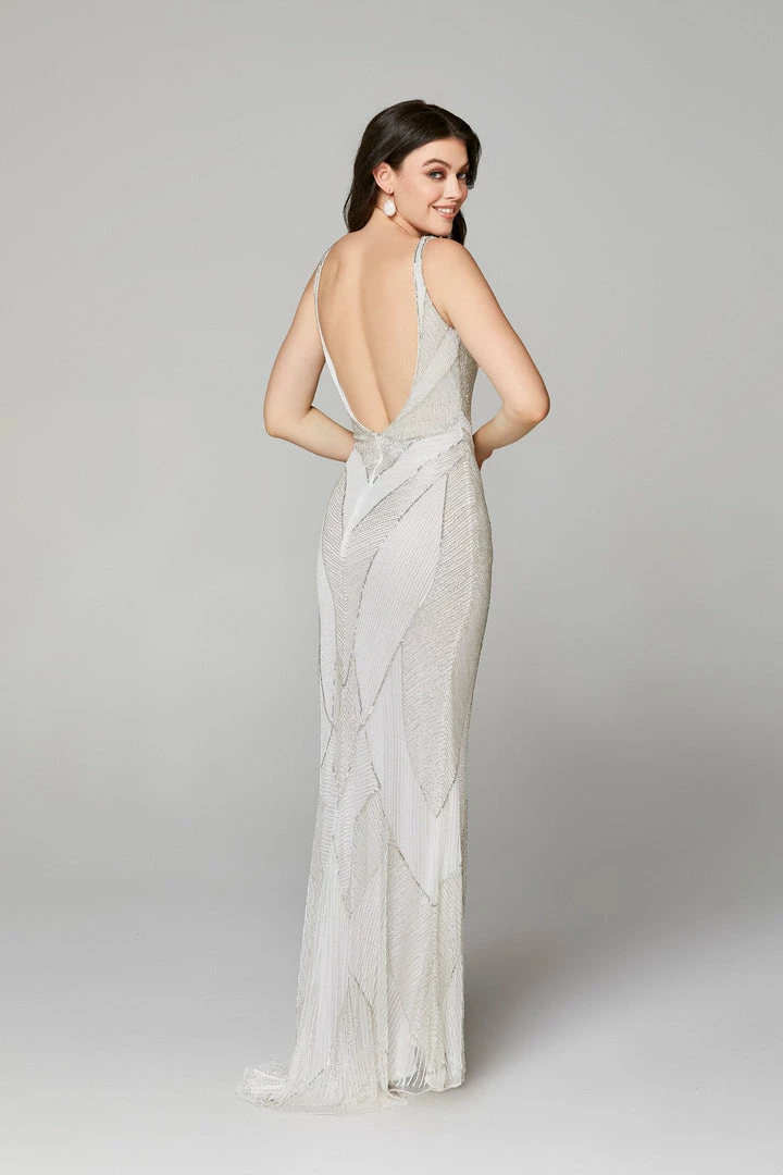 In Stock Primavera Couture 3629 Long Fitted Beaded Formal Prom Dress Backless Gown Size 8 11 In Stock Primavera Couture 3629 Long Fitted Beaded Formal Prom Dress Backless Gown Size 8