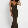 In Stock Johnathan Kayne 2290 Glitter Jersey Long Prom Dress V Neckline Shimmer Straps Size 10