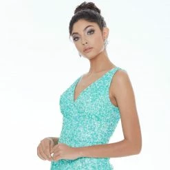 Ashleylauren Ashley Lauren 4286 V Neckline Sequin Romper Pockets Short Prom Pageant Sequin Dresses 19 Ashleylauren Ashley Lauren 4286 V Neckline Sequin Romper Pockets Short Prom Pageant Sequin Dresses