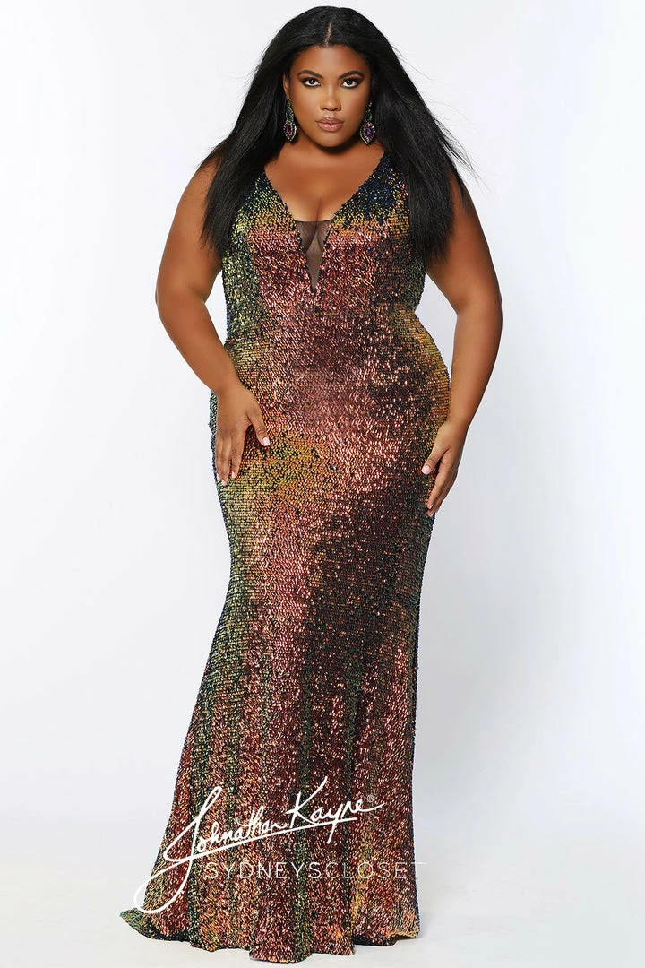In Stock Johnathan Kayne Sydney's Closet JK2109 Size 20 Sequin Cape Prom Dress Plus Sized Mermaid JK 2109 Mermaid Dresses 10 In Stock Johnathan Kayne Sydney's Closet JK2109 Size 20 Sequin Cape Prom Dress Plus Sized Mermaid JK 2109 Mermaid Dresses