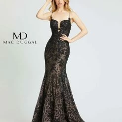 In Stock Mac Duggal 79252M Black Prom Dress Size 8 Metallic Lace Sheer Corset Mermaid Pageant Gown 13 In Stock Mac Duggal 79252M Black Prom Dress Size 8 Metallic Lace Sheer Corset Mermaid Pageant Gown