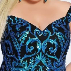 Sydney Mermaid Dresses Tease Prom TE2105 Prom Dress Off The Shoulder Mermaid Plus Sized TE 2105