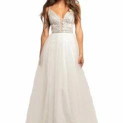 In Stock Ballgown Dresses Johnathan Kayne 2000 A Line Glitter Prom Dress Formal Pink Gown Size 2