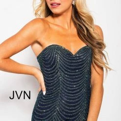 In Stock Jovani JVN60604 Size 8 Embellished Mermaid Ruffle Prom Dress Pageant 8 In Stock Jovani JVN60604 Size 8 Embellished Mermaid Ruffle Prom Dress Pageant