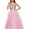 Nox Anabel 2740 Crystal Bodice Prom Dress Tulle A Line Layered Skirt Formal Ballgown
