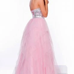 Nox Anabel 2740 Crystal Bodice Prom Dress Tulle A Line Layered Skirt Formal Ballgown 14 Nox Anabel 2740 Crystal Bodice Prom Dress Tulle A Line Layered Skirt Formal Ballgown