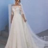In Stock White One OSSA Size 28 Sheer Lace Off The Shoulder Wedding Dress Sleeves Ballgown Ballgown Dresses