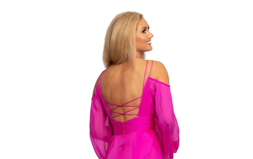 Discontinued Johnathan Kayne 2038 Chiffon Prom Dress Off Shoulder Sleeves Wedding Pageant Gown 9 Discontinued Johnathan Kayne 2038 Chiffon Prom Dress Off Shoulder Sleeves Wedding Pageant Gown