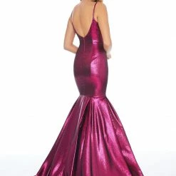 In Stock Ashley Lauren 1860 Royal Blue Size 10 Metallic Mermaid Prom Dress Pageant Gown Mermaid Dresses