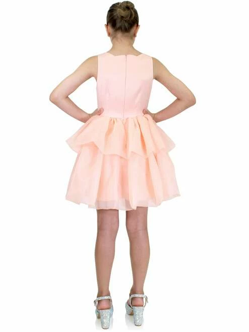 Marc Defang 5027 Girls High Neck Ruffle High Low Detachable Skirt Pageant Dress 12 Marc Defang 5027 Girls High Neck Ruffle High Low Detachable Skirt Pageant Dress