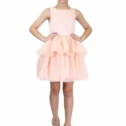 Marc Defang 5027 Girls High Neck Ruffle High Low Detachable Skirt Pageant Dress 21 Marc Defang 5027 Girls High Neck Ruffle High Low Detachable Skirt Pageant Dress