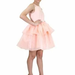Marc Defang 5027 Girls High Neck Ruffle High Low Detachable Skirt Pageant Dress 26 Marc Defang 5027 Girls High Neck Ruffle High Low Detachable Skirt Pageant Dress