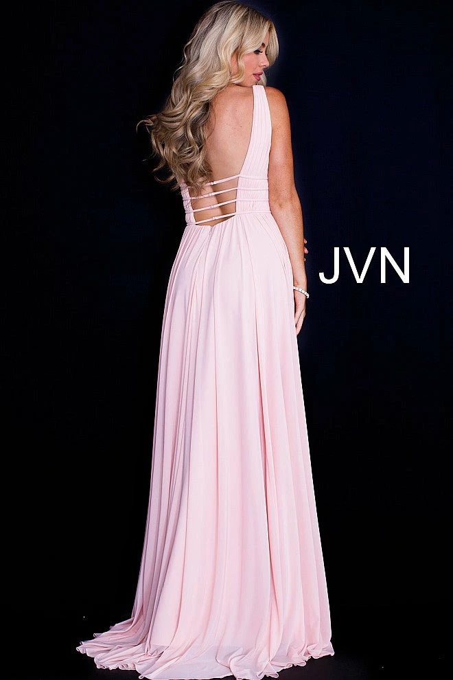 In Stock Jovani JVN52179 Size 6 Royal Prom Dress Pageant Gown A Line Mesh Evening Gown 7 In Stock Jovani JVN52179 Size 6 Royal Prom Dress Pageant Gown A Line Mesh Evening Gown