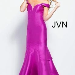 In Stock Jovani JVN 59261 Size 6 Off The Shoulder Mermaid Prom Dress Violet Pageant Gown Mermaid Dresses 8 In Stock Jovani JVN 59261 Size 6 Off The Shoulder Mermaid Prom Dress Violet Pageant Gown Mermaid Dresses